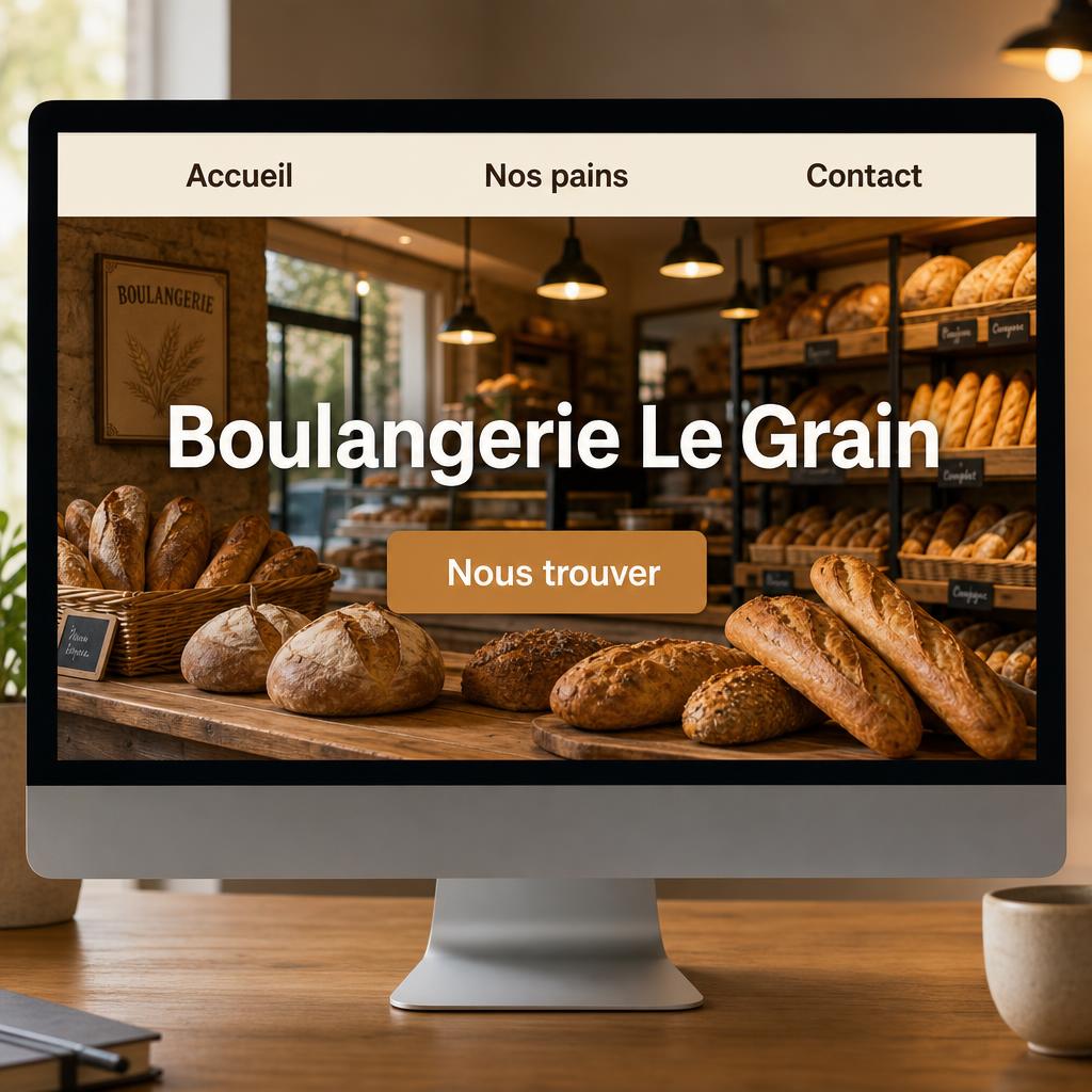 Site internet — Boulangerie Le Grain